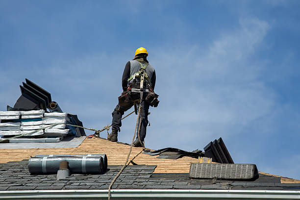 Professional Roofing technician working in West Hamlin, WV